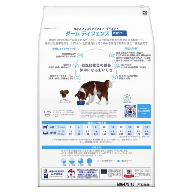 ヒルズ 犬用 ダームディフェンス ドライ 3kg_1