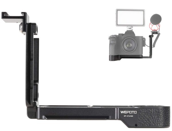 WEPOTO Sony a7R IVa74a，a7RM4a9IIa9m2 用ハンドグリップLブラケッメタル GP-A74/A92