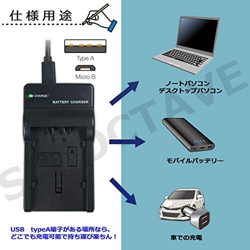 str パナソニック DMW-BLJ31 対応急速互換USB充電器 カメラ バッテリー