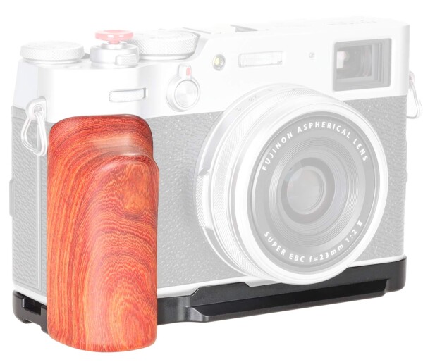 （黒檀製) FUJIFILM フジフイルム X100V用 ハンドグリップ Fujifilm X100V カメラハンドグリップ 黒檀製) FUJIFILM フジ