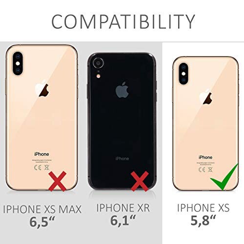 kwmobile スマホショルダー 対応: Apple iPhone XS ケース