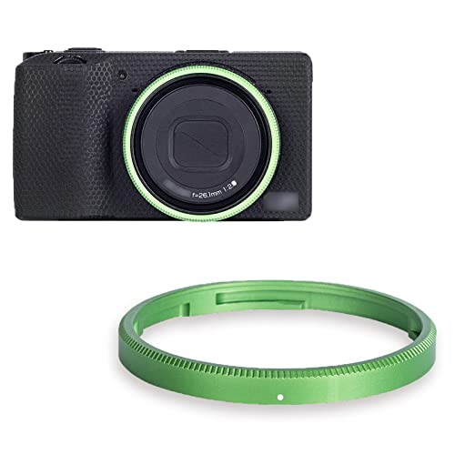 JJC GN-2 アルミニウム合金 リングキャップ リコー Ricoh GR IIIx GR3x