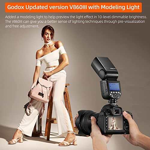 GODOX V860III-C E-TTL IIカメラフラッシュマスタースレーブ ...