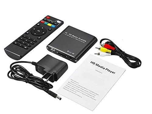 SUNNY 4K対応メディアプレーヤー 横縦表示切替可 レジューム機能あり リピート再生 USBメモリ/SDカード対応 動画、音楽再生 内蔵メモリ4GB HDMI RCA出力対応 サイネージの通販は 7,684円