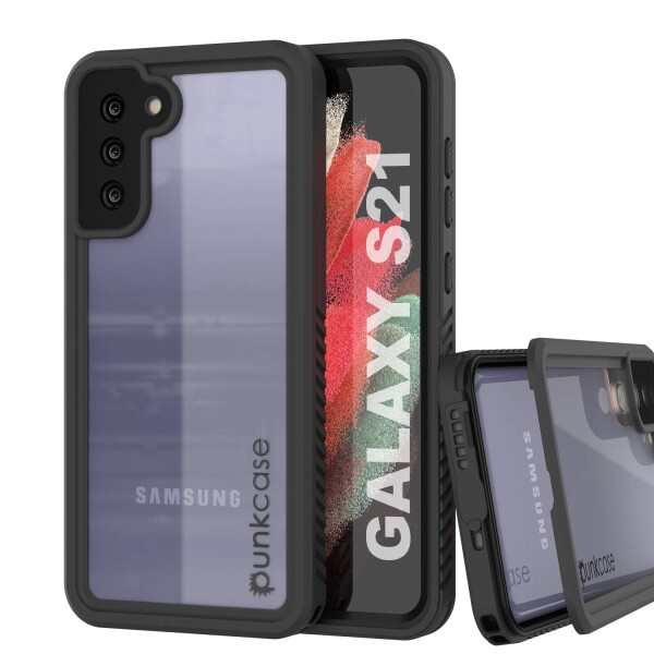 PunkCase Galaxy S21 防水 ケース (エクストリーム シリーズ) (スリム フィット) (IP68 認証) (耐衝撃性) (防汚性) (耐雪性) アーマー カ