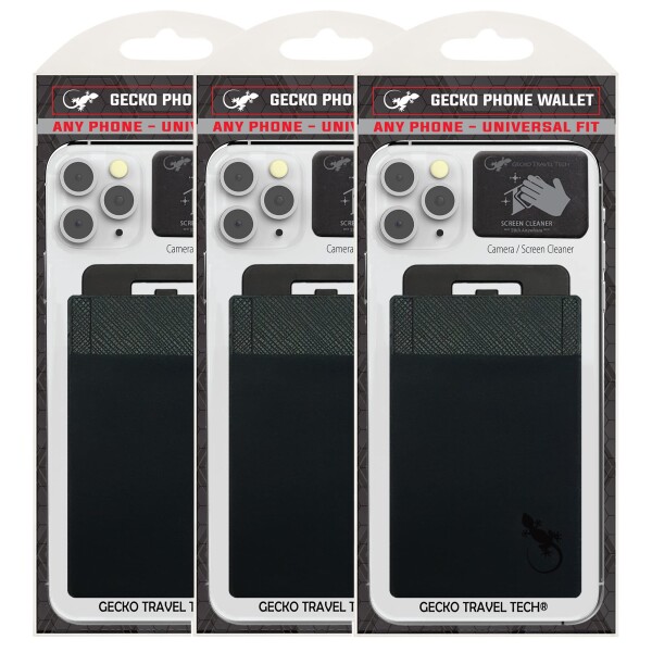 Power Strap Card Pocket, Secure Card Holder for Back of Phone