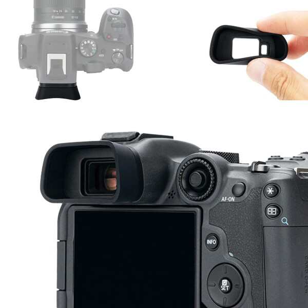アイカップ 延長型 アイピース 接眼目当て Canon EOS R7 EOSR7 カメラ 対応 迷光遮断 ファインダー 保護