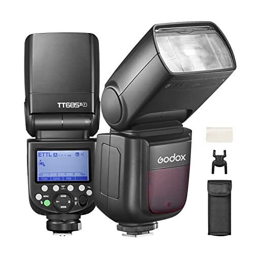 Godox TT685IIF カメラフラッシュ スピードライト 2.4G HSS 8000s TTL