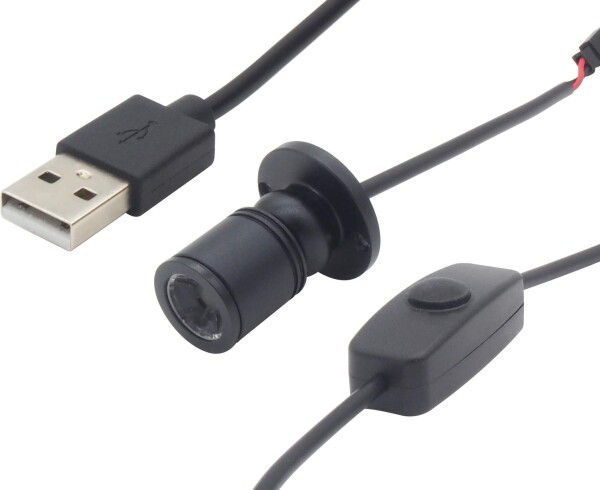 【送料無料】オーディオファン USBスポットライト 高輝度LED USB-A LED 小型 スポットライト ショーケース照明 バックライト 角度調節 光