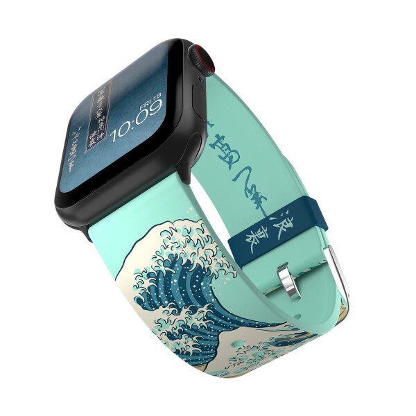 MobyFox 神奈川沖浪裏 The Great Wave Apple watch ダンス楽隊、スマートウォッチ 取り替えっこ 胴締め、アップルウォッチ 続きものに相応う 大きさ 38粍 40粍 41粍 42粍 44粍 45粍 互換性のない アダプタ、工芸家から