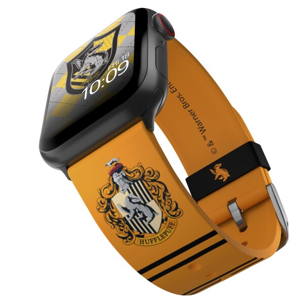MobyFox ハリーポッター ハッフルパフ Apple watch ダンス楽隊、Apple watch Seriesに相応う 大きさ 38粍 40粍 42粍 44粍 互換性のない アダプタ、公式的 使用許可 （ご覧なさる本体含めていない)