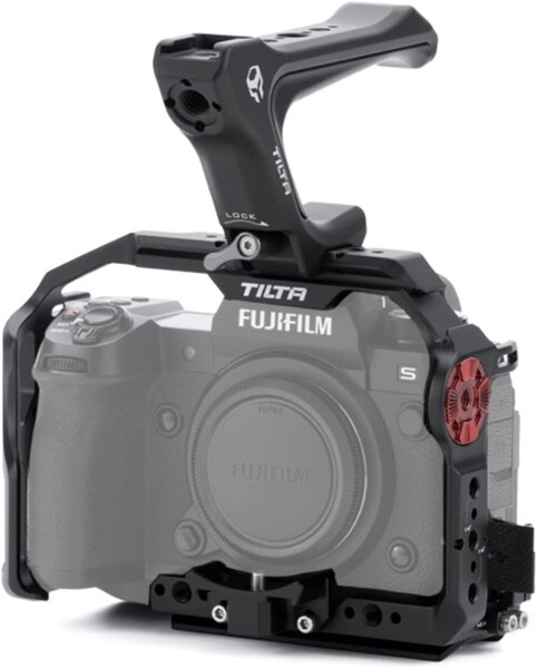 TILTA カメラケージ Fujifilm富士フイルムX-H2 X-H2S用マンフロットのクイックリリースプレート、コンパクトなNATOトップハンドル、レン