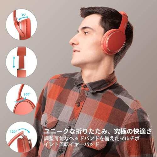 Srhythm NC25 ワイヤレスヘッドホン ノイズキャンセリング Bluetooth