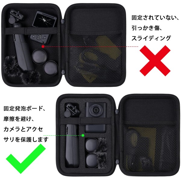 キヤノン Canon PowerShot V10 Vlogカメラ 専用収納ケースと保護 