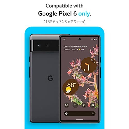 TUDIA Google Pixel 6 ケース、「マージ」米軍MIL規格 2層保護 耐衝撃