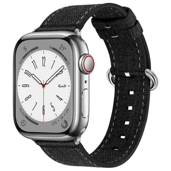 【送料無料】コンパチブル Apple Watch バンド 柔らかく心地よい軽量でスタイリッシュ ズック ベルト アップルウォッチ シリーズ 8 7 6 5