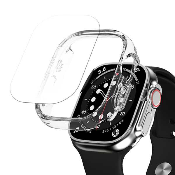 TEMEDO Apple Watch Ultra 49mm ケース*1+Apple Watch 保護フィルム*2