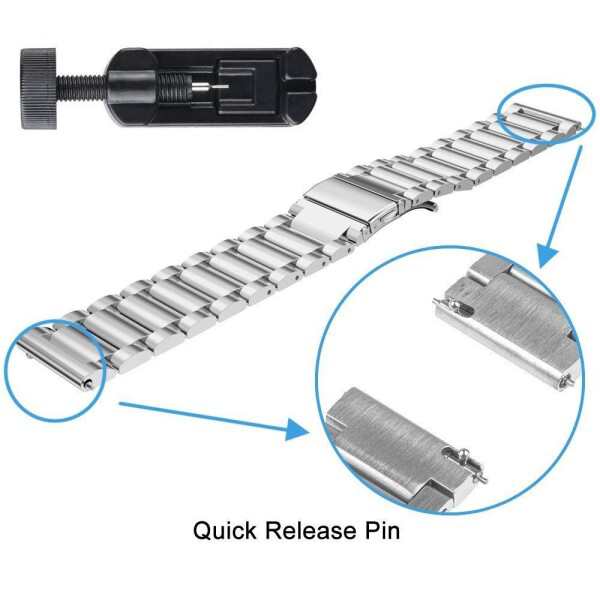 Lamsaw for Fanonon スマートウォッチ バンド, ステンレス製 メタル ベルト 交換バンド 対応 Fanonon ID208  1.70