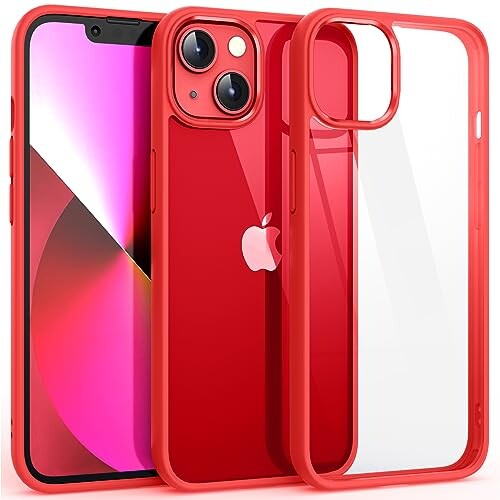 iPhone 13 用 ケース 超耐衝撃 ワイヤレス充電対応 SGS認証 Supdeal iPhone 13用耐衝撃透明ケース 米軍MIL規格 SGS認証