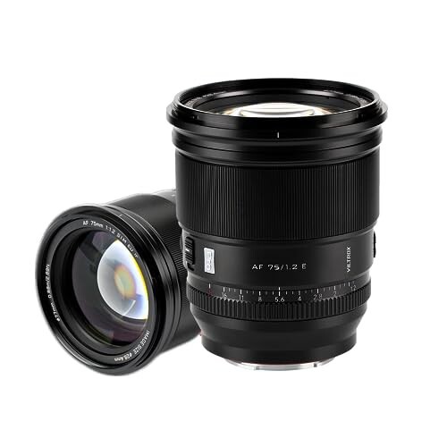 VILTROX AF 75mm F1.2 PRO FE カメラレンズ 大口径 APS-C オートフォーカス 瞳AF対応 柔らかいボケ味 ソニーE/NEXマウントミラーレスカメ