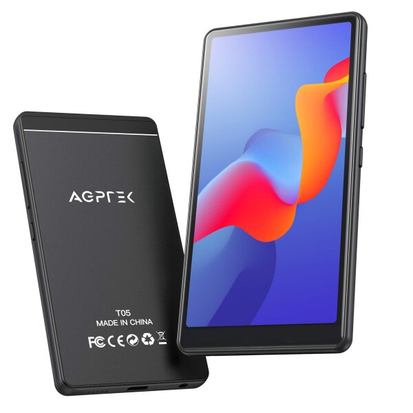 AGPTEK MP3プレーヤー MP4プレーヤー 4インチHD大画面 タッチスクリーン Androidシステム Wi-Fi対応 Bluetooth4.0搭載 スピーカー内臓 8G