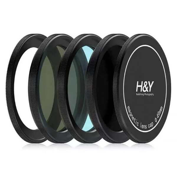 H&Y フィルターセット Sony ZV-1 Kit マグネット式 49mm ZV-1 ZV-1M2対応 レンズ保護 PL ND Nanoコーティング 薄枠 SOZV-1