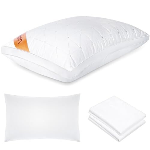 【送料無料】Anywin 枕 カバー２枚付き まくら ホテル仕様 高反発枕 安眠 快眠 丸洗い可能 立体構造