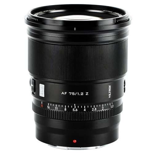 VILTROX 75mm F1.2Pro Zマウントオートフォーカスレンズ 中望遠大口径レンズAF Z5/Z50/Z6/Z6II/Z7/ZFC/Z30/Z9/Z8などカメラ対応