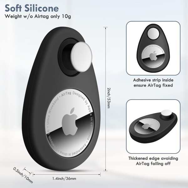 2パック エアタグホルダー 子供用 隠し GPSトラッカーケース ピン付き取り外し防止エアタグシリコンケース 子供、高齢者、ペット、バックの通販はau  PAY マーケット - アッシュカラー | au PAY マーケット－通販サイト
