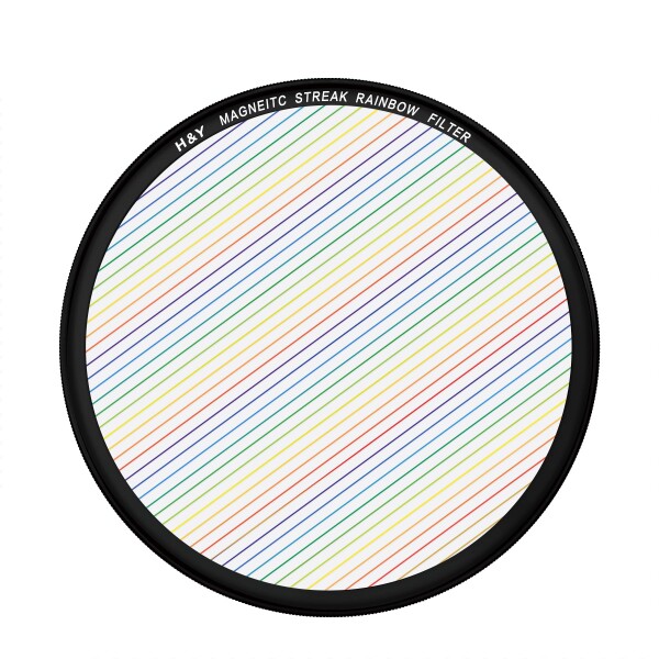 H&amp;Y ストリークフィルター 77mm マグネティック ストリークレインボー フィルターキット マグネット式 ライン状フレア効果 薄枠 帯電防止 防汚 撥水 防傷 MS-R77_1