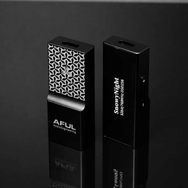 HiFiGo AFUL SnowyNight ポータブル USB DAC およびアンプ、驚くほど低い歪み率を備えたデュアル CS43198 DAC チップ アンプ (Lightninng)