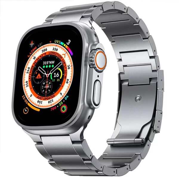 コンパチブル for apple watch バンド チタン製 軽量 丈夫 iWatch SE/Series Ultra3 Ultra2 Ultra 10 9 8 7 6 5 4 3 2 1対応 38mm 40mm 41mm 42mm 44mm 45mm 46mm 49mm アップルウォッチ バンドの通販は
