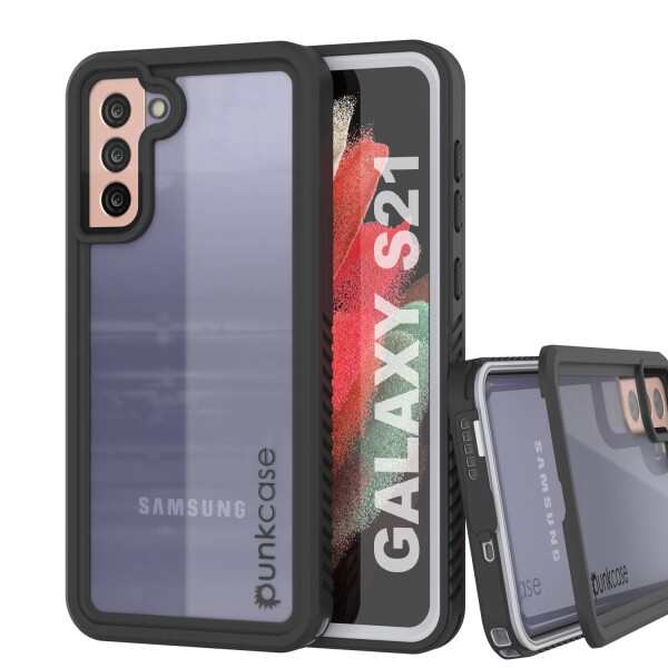 PunkCase Galaxy S21 防水 ケース (エクストリーム シリーズ) (スリム フィット) (IP68 認証) (耐衝撃性) (防汚性) (耐雪性) アーマー カ