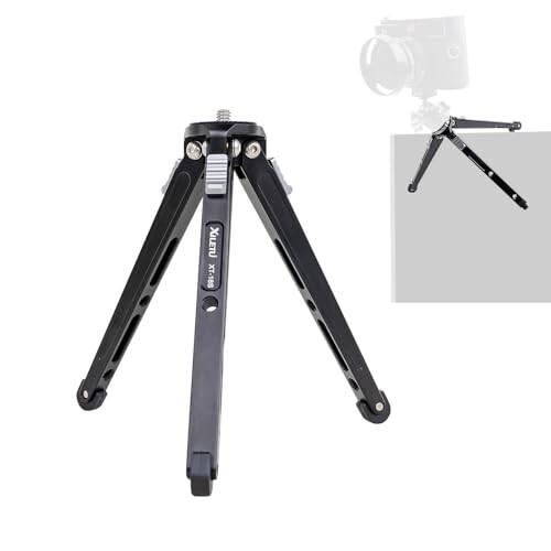 XILETU ミニ三??脚金属製スマートフォン三脚コールドシューパン/チルトカメラ三脚カメラスタンドデスクトップ自撮り三脚 (XT18S)の通販は