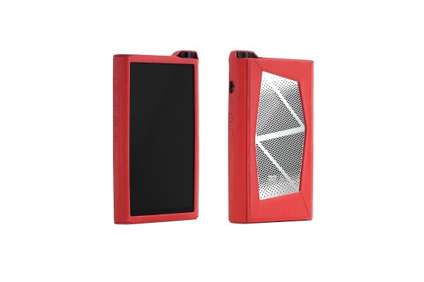 『Fiio M15S 専用レザーケース』 (TEMPUS) DIGNIS ポータブルケース 本革 (Red)