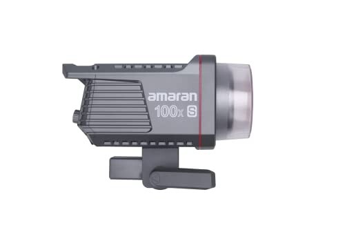 Amaran100x-Sモデル LEDビデオライト 撮影ライトCRI?95TLCI?96 色温2700K-6500K 5600k１M＠34300Lux 0−100％無階段調光 超軽量ボディ「