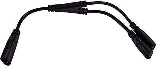 IEC320 C8から2X C7 Yスプリッター AC電源コード 30CM IEC図8オスから2メス 1 in 2 Out 電源分配ケーブル 追加電源対応