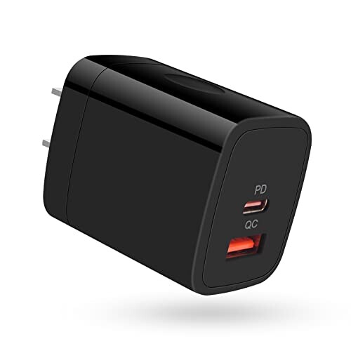 Viviber iphone16 充電器 USB-C コンセント Type-C ACアダプター (USB-A&USB-C 2ポート/20W PD3.0/PSE認証) iPhone 電源アダプター 純正 タイプC スマホ充電器 アンドロイド充電アダプター acチャージャー iPho