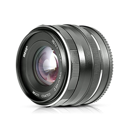 Meike MK 50mm f/2.0 マニュアルフォーカスレンズ(APS-C) Sony Eマウントにミラーレス一眼カメラ対応