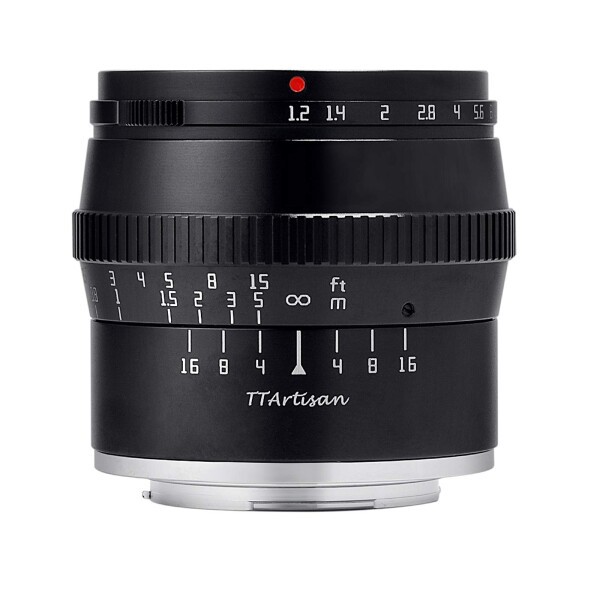 銘匠光学 TTArtisan 50mm f1.2 APS-C Canon M マウントに対応 カメラレンズ マニュアルフォーカス 単焦点レンズ M1、M2、M3、M5、M6、M6I