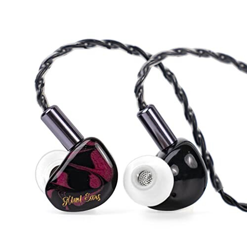 LINSOUL Kiwi Ears Cadenza 10mmベリリウムダイナミックHiFiインナーイヤーイヤホン リケーブルイヤホン (レッド)