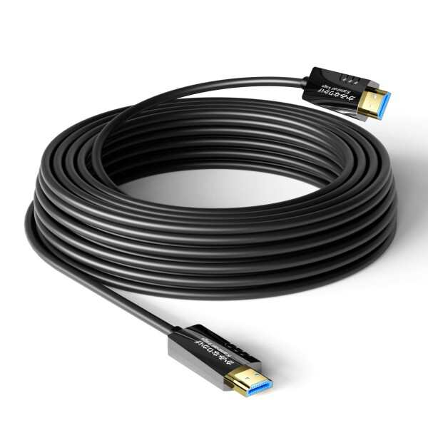光ファイバーHDMI ケーブル 15m 延長ケーブル CL3規格(難燃性材) HDR ビデオ 4K 2160p 1080p 3D HDCP 2.2 ARC-イーサネット PS4/3 4K モニタープロジェクターなどに対応の通販は