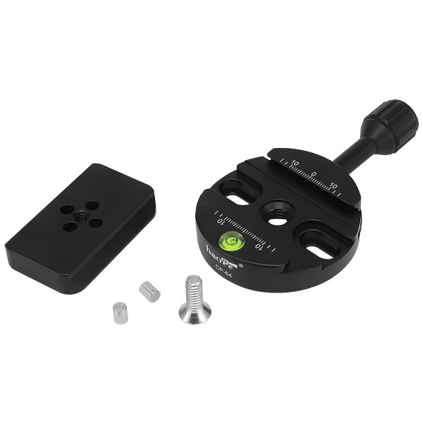 Haoge CP-64 クイックリリースクランプ RC4 / 400PLベースアダプターコンバーター付き Manfrotto RC4システムからArca-Swissに互換性あり 400PL / 405/410 / RC4に適合の通販は 5,944円