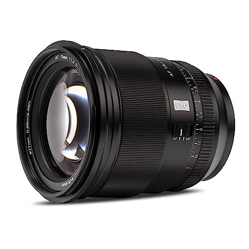 Viltrox 75mm F1.2 Pro 大口径 オートフォーカス レンズ ニコンZマウント APS-C ミラーレスカメラ Z30 Zfc Z50 に対応 APS-C 設定のモデ