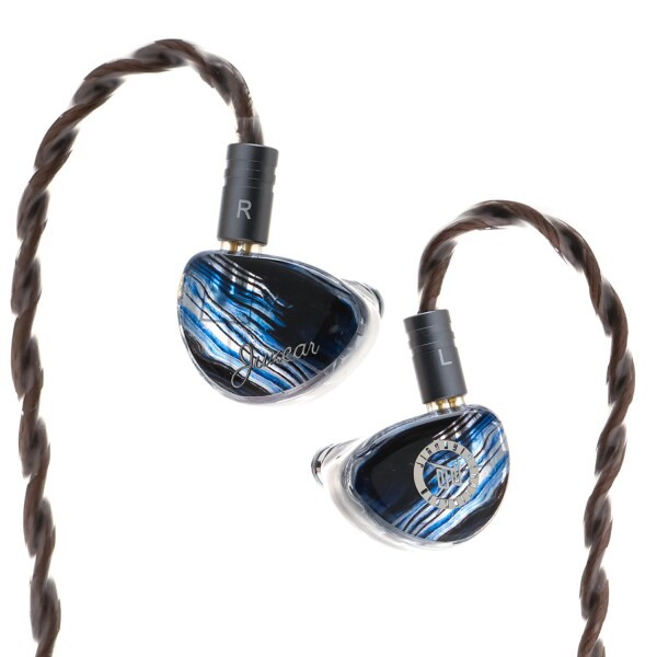 HiFiGo JUZEAR Clear 10mm LCP ダイナミックドライバー インイヤーモニター、1DD HiFi IEM インイヤーイヤホン 3D 印刷付き (4.4mm)