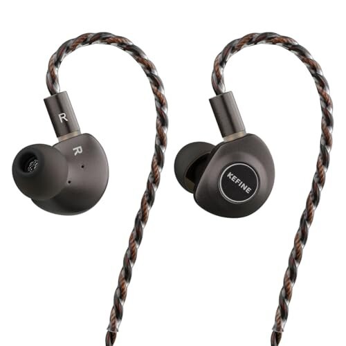 HiFiGo Kefine Delci シングル 10mm ダイナミックドライバーインイヤーモニター、1DD DLC + PU ダイアフグラム IEM 強力な低音を備えたイ