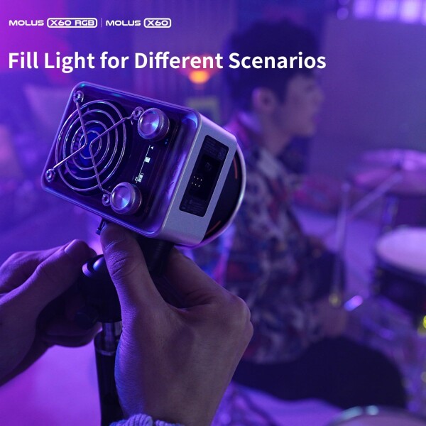 Zhiyun X60 Pro 60W LED ビデオライト バイカラー CCT 2700-6500K CRI?95 TLCI?97、写真、スタジオビデオ照明、YouTube、Vlog、ライブストリームなどのためのアプリ制御連続照明 (ZY マウント)_6