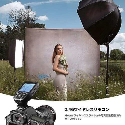 GODOX XPro S 送信機 TTL ワイヤレスフラッシュトリガー Sony用 カメラ対応 HSS 1/8000s 16 グループ 32 チャンネル APP対応 操作簡単 適