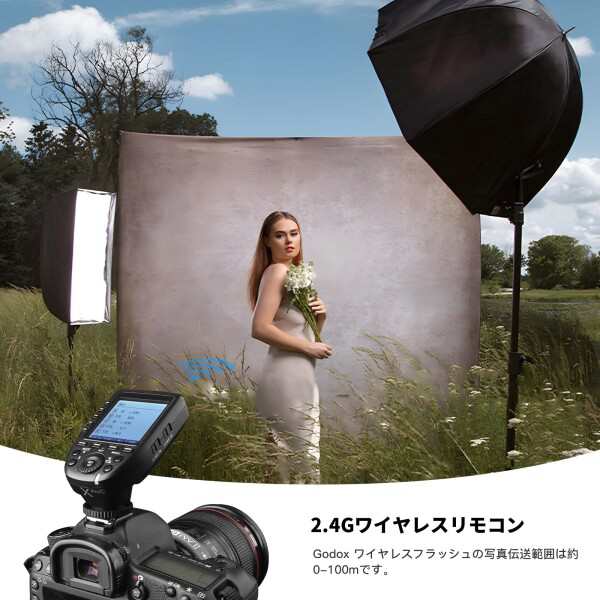 GODOX XPro C 送信機 TTL ワイヤレスフラッシュトリガー Canon用 カメラ対応 HSS 1/8000s 16 グループ 32 チャンネル APP対応 操作簡単 