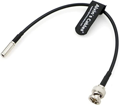 Alvin's Cables タイムコードケーブル Canon R5C DIN 1.0/2.3 から BNCオス タイムコードケーブル 30cm|12インチ